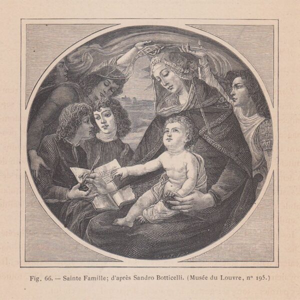 Sacra famiglia da Botticelli.