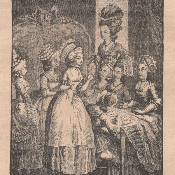 Le sarte, xilografia dell'800