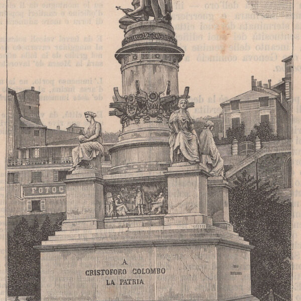Genova, Monumento a Cristoforo Colombo, 1890