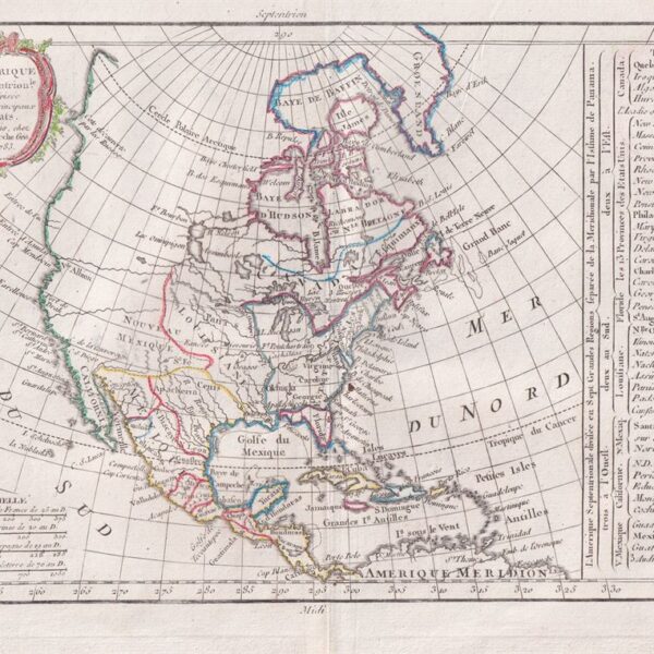 America Settentrionale, C.F. Delamarche, 1816