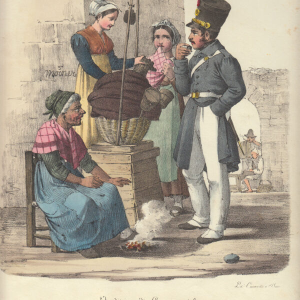 La venditrice di castagne, 1827