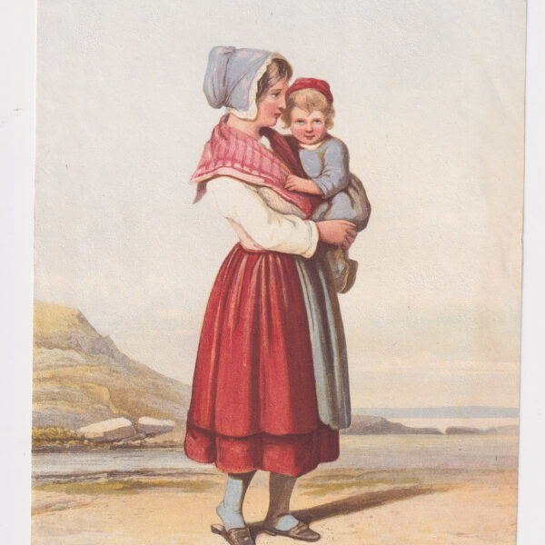 A.Delacroix, Mamma e bambino, XX secolo