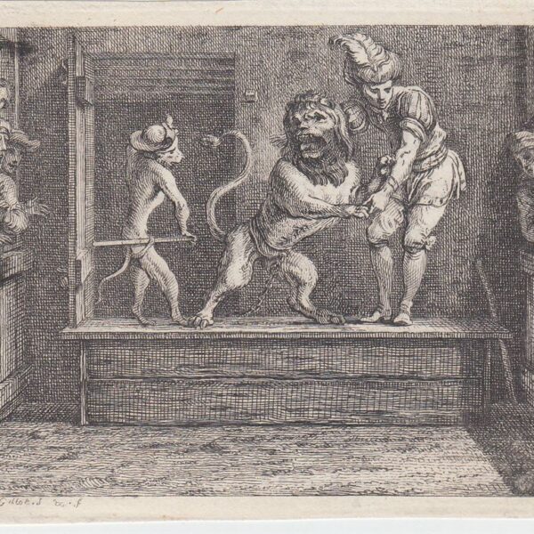 C.Gillot, Leone, Teatro, 1700