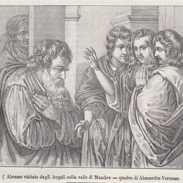 Abramo visitato dagli Angeli, 1838