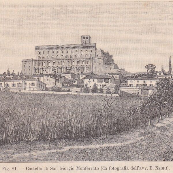 Castello di San Giorgio Monferrato, 1890