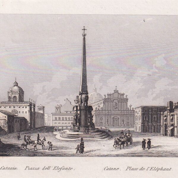 Catania, Piazza Elefante, 1835