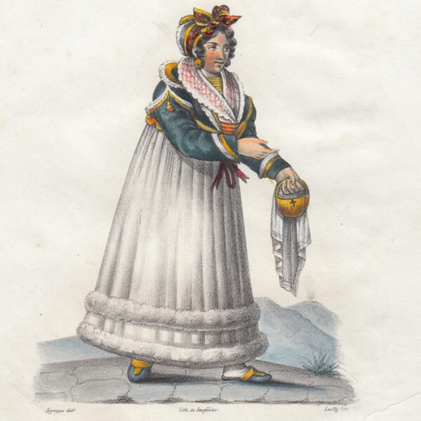 Donna di Napoli che va elemosinando, 1826