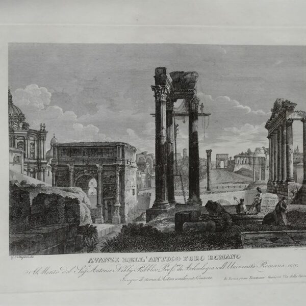 Roma, Foro Romano, Cottafavi, 1843