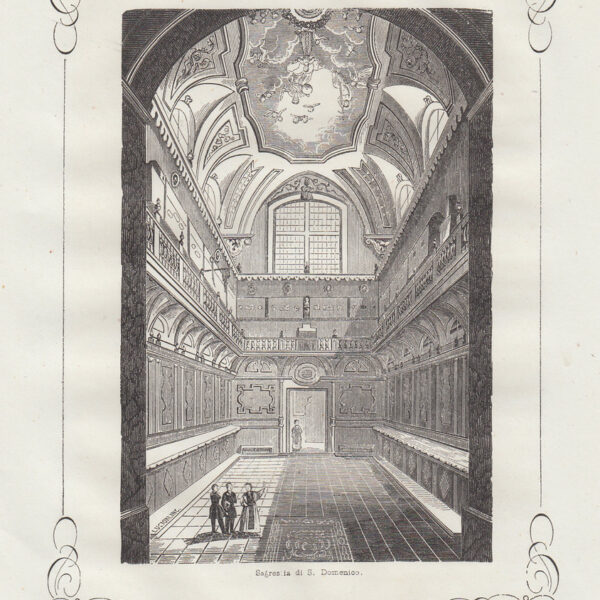 Napoli, Sagrestia di S.Domenico Maggiore, 1855