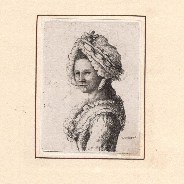 David Deuchar (1743-1808), Donna con copricapo