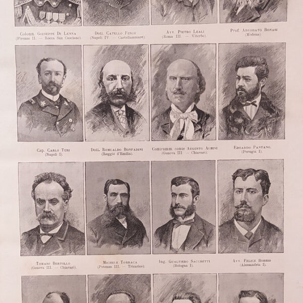 I nuovi deputati della XVI legislatura, 1886