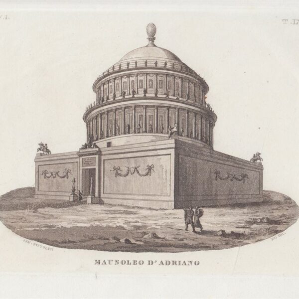 Saverio Pistolesi Mausoleo di Adriano 1850