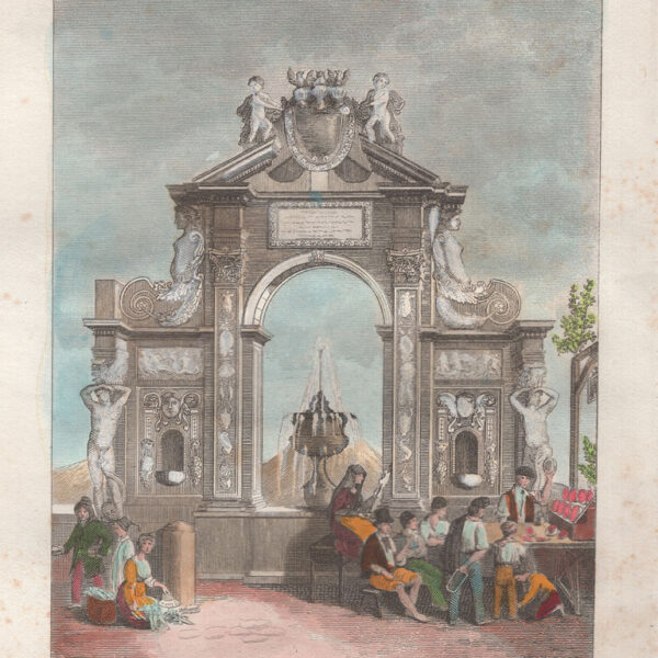 Napoli, Fontana di Giov. da Nola, 1840