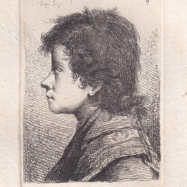 Benigno Bossi (1727-1792), Testa di ragazzo, 1754