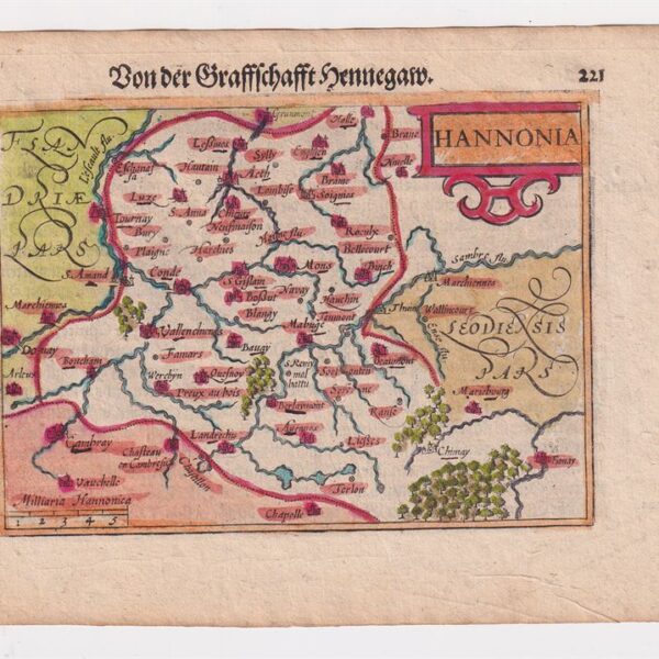 Petrus Bertius, Hannonia,1612