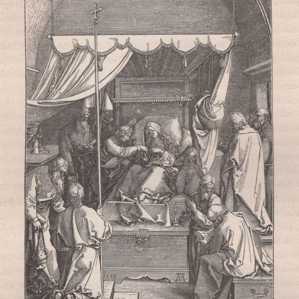 La Vergine sul letto di morte