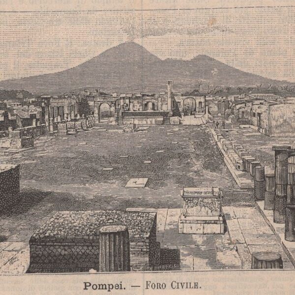 Pompei, Foro Civile, 1890