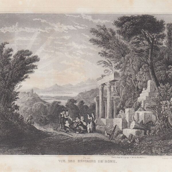 Roma, Veduta dei dintorni di Roma, 1850