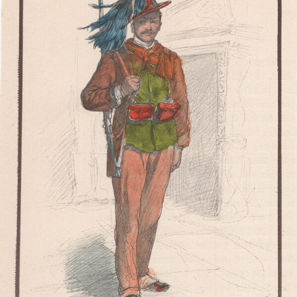 Wilhelm Allers, Bersagliere, 1890