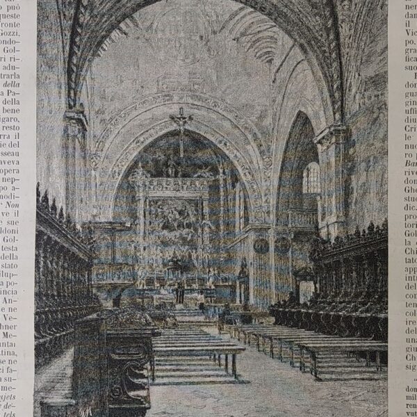 Chiaravalle, Interno della Chiesa, 1884