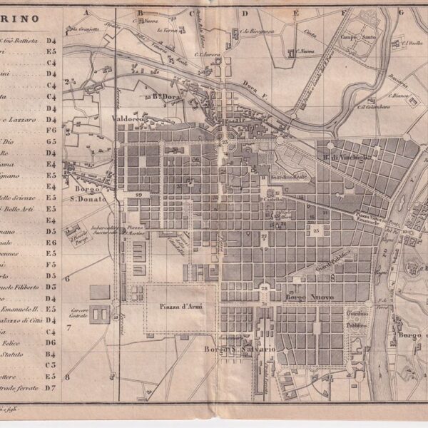 Mappa di Torino, 1873