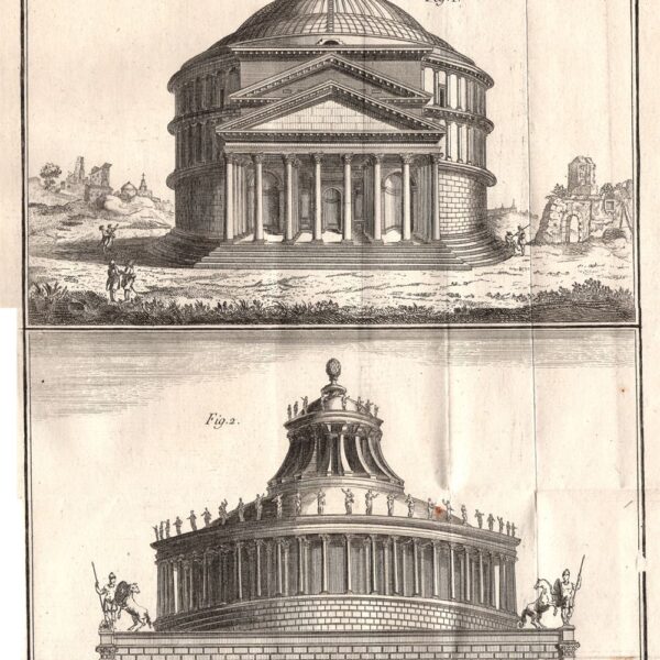 Roma, Tempio di Giove, Tomba di Adriano, 1771