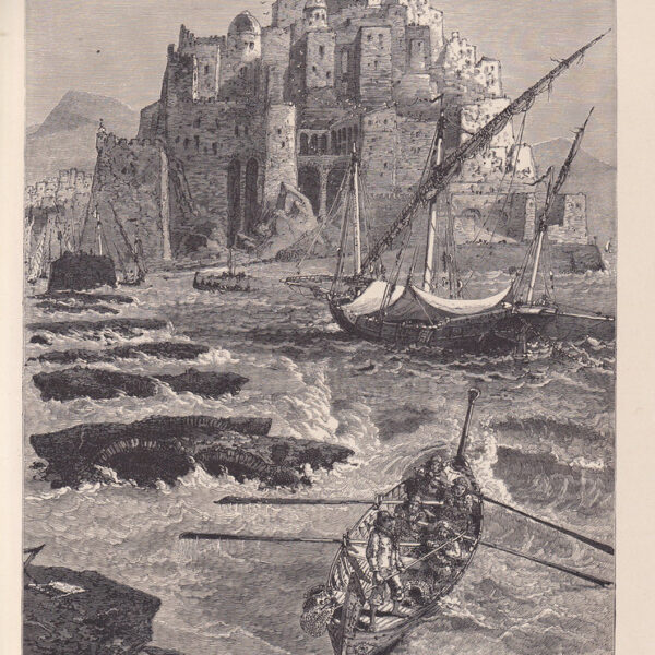 Pozzuoli dal molo di Caligola, 1884
