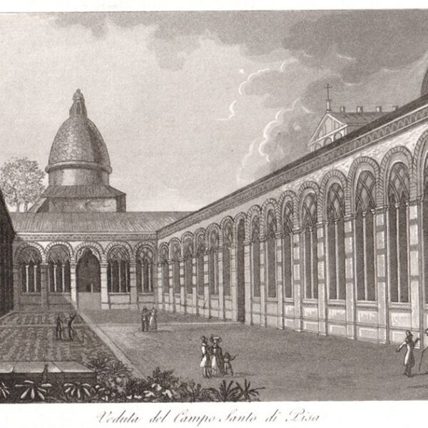 Pisa, Veduta del Campo Santo, 1850
