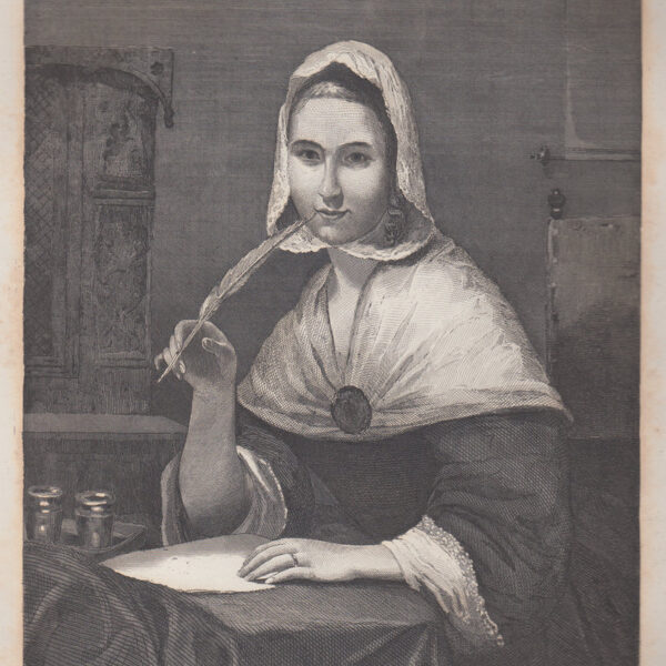 La lettera, J.C.Merz, 1845