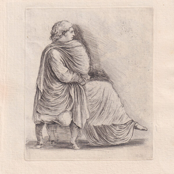 Stefano Della Bella, Donna di profilo, 1660