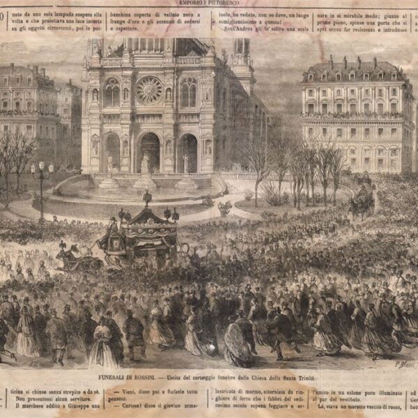 Funerali di Rossini, 1866