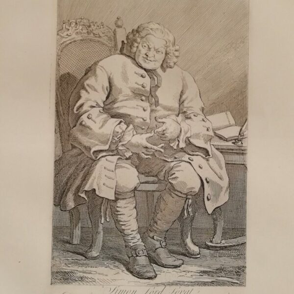 HOGARTH WILLIAM, Portrait of Simon Lord Lovat, 1822