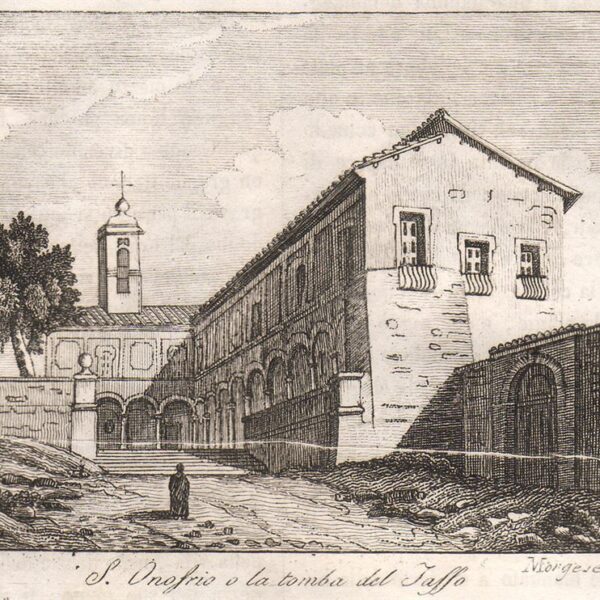 Roma, S.Onofrio o la tomba del Tasso, 1840