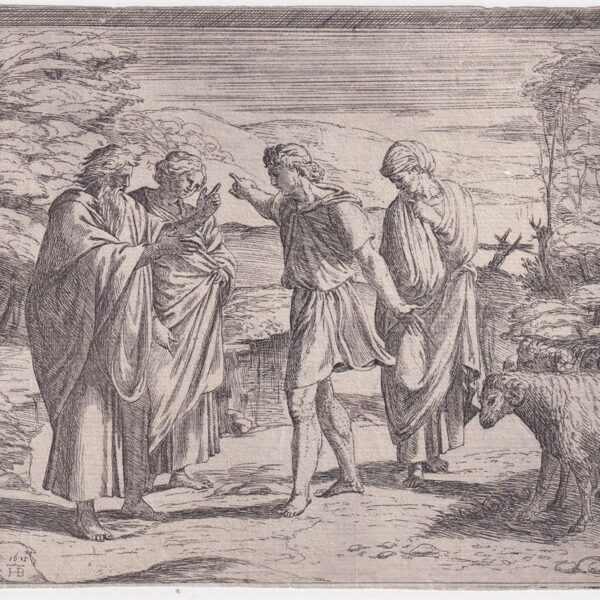 Orazio Borgianni, Giacobbe e Labano, 1615