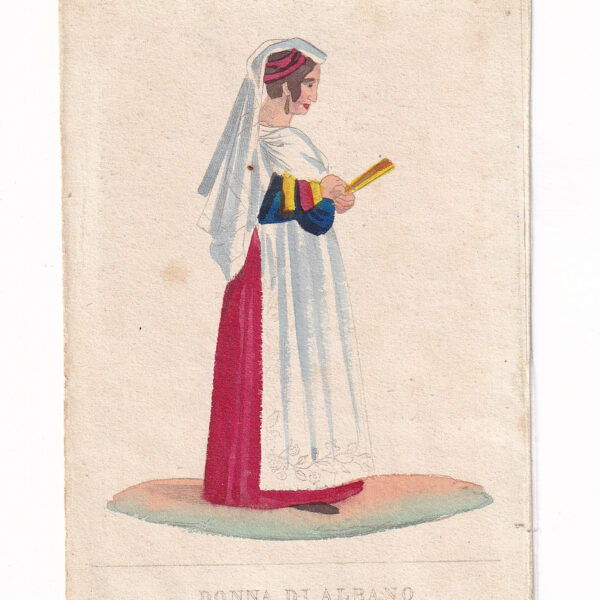 Donna di Albano, '800