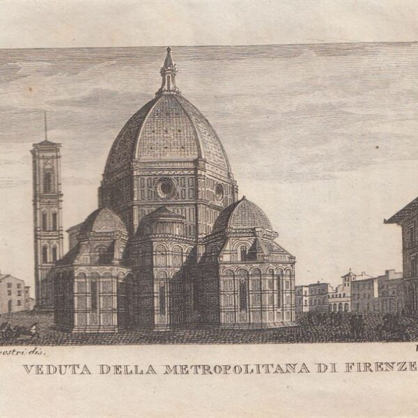 Veduta della Metropolitana di Firenze, 1826