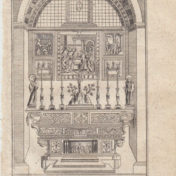 Napoli, Altare Chiesa di Monteoliveto, 1712