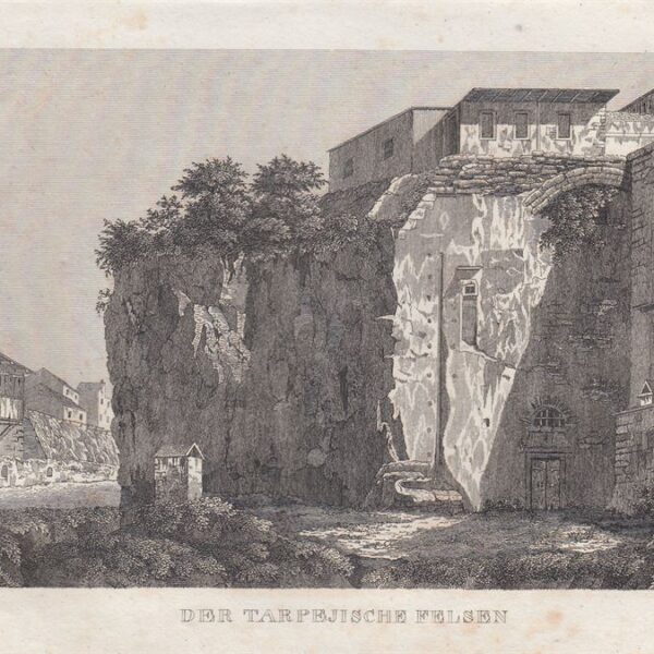 Roma, Rupe Tarpea, 1834