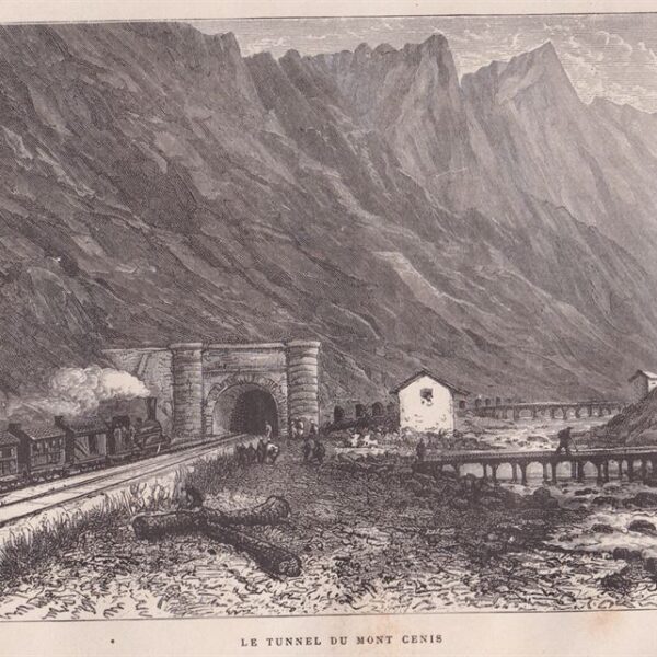 Il Tunnel del Moncenisio, 1892