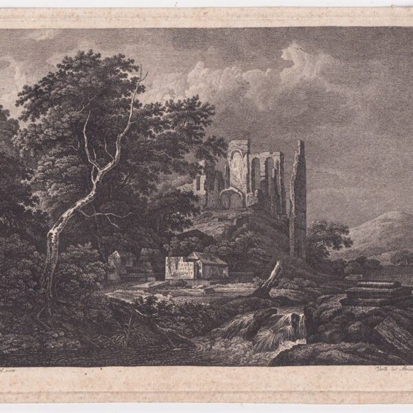 Johann Friedrich Bruder, Paesaggio agreste, 1832