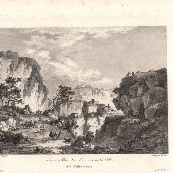 Enna, Dintorni di Castrogiovanni, Saint-Non, 1781-86