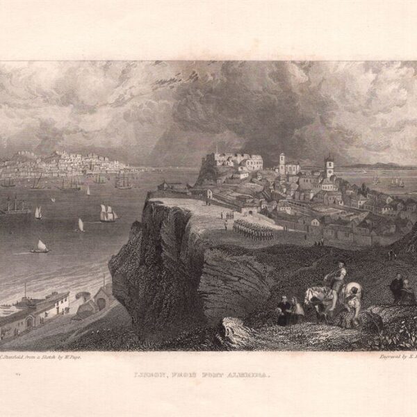 Lisbona, from Fort Almeida, 1833