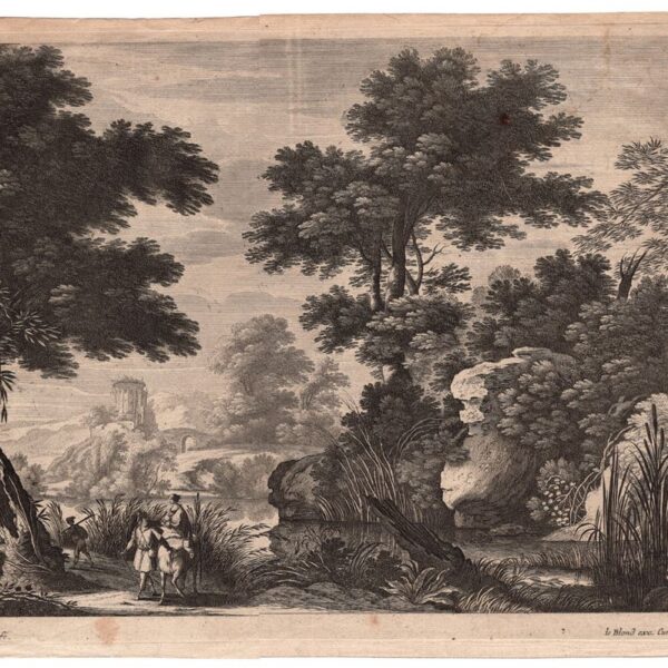 Gabriel Perelle (1604-1677), Paesaggio, 1660