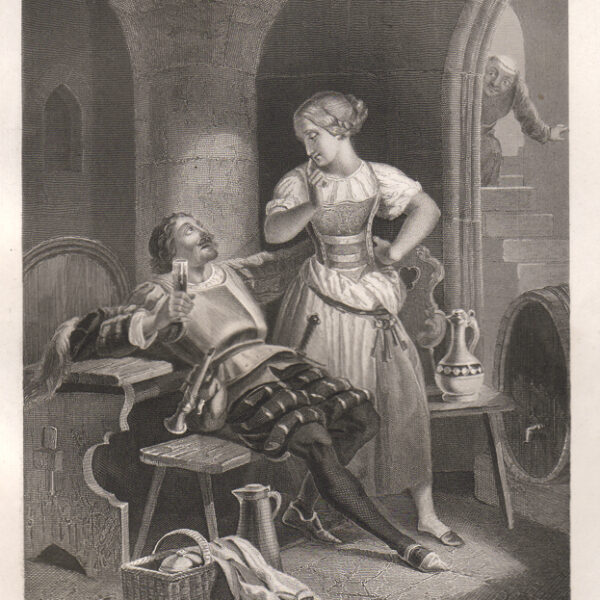 Il corteggiamento, A.H.Payne, 1850