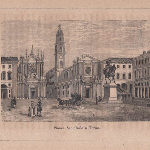 Torino, Piazza San Carlo, 1871
