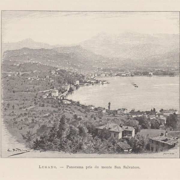 Lugano, Monte Salvatore, 1890