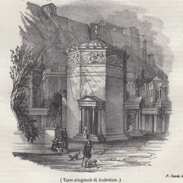 Torre dei Venti, Atene, Grecia, 1842