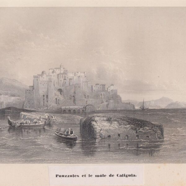 Pozzuoli, Il Molo di Caligola, 1840