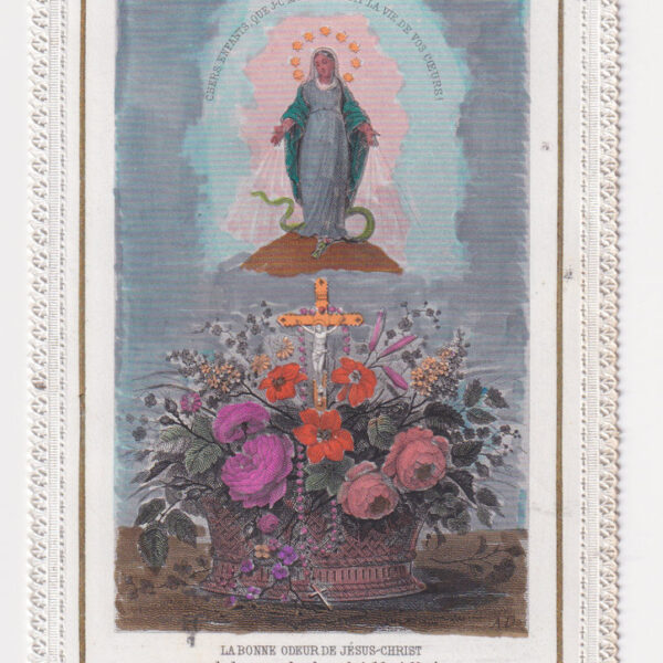 Madonna, Vergine Maria, canivet, 1870