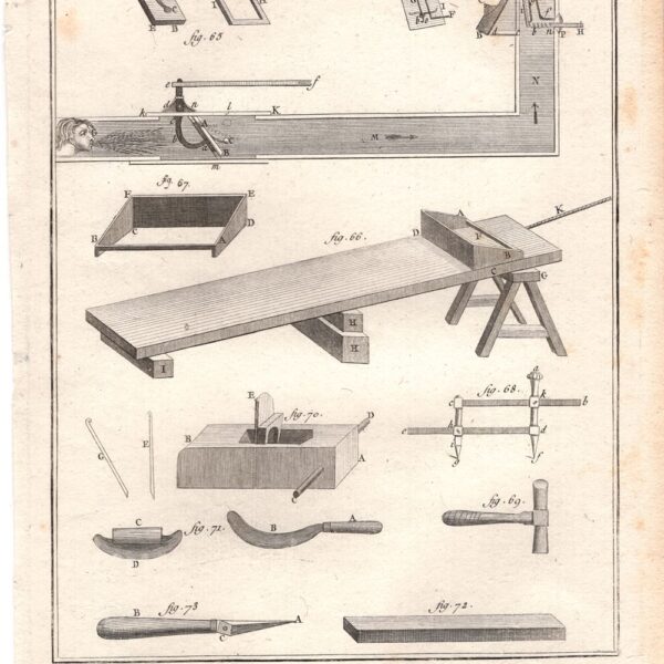 Diderot e D'Alembert, 1778, mestieri, liutaio, strumenti musicali, organo n.9